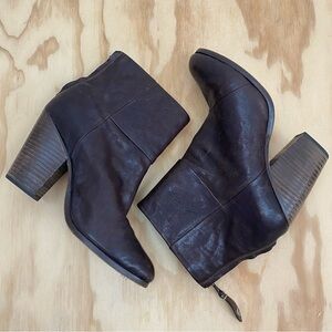 Rag & Bone Classic Newbury Brown Leather Ankle Bootie